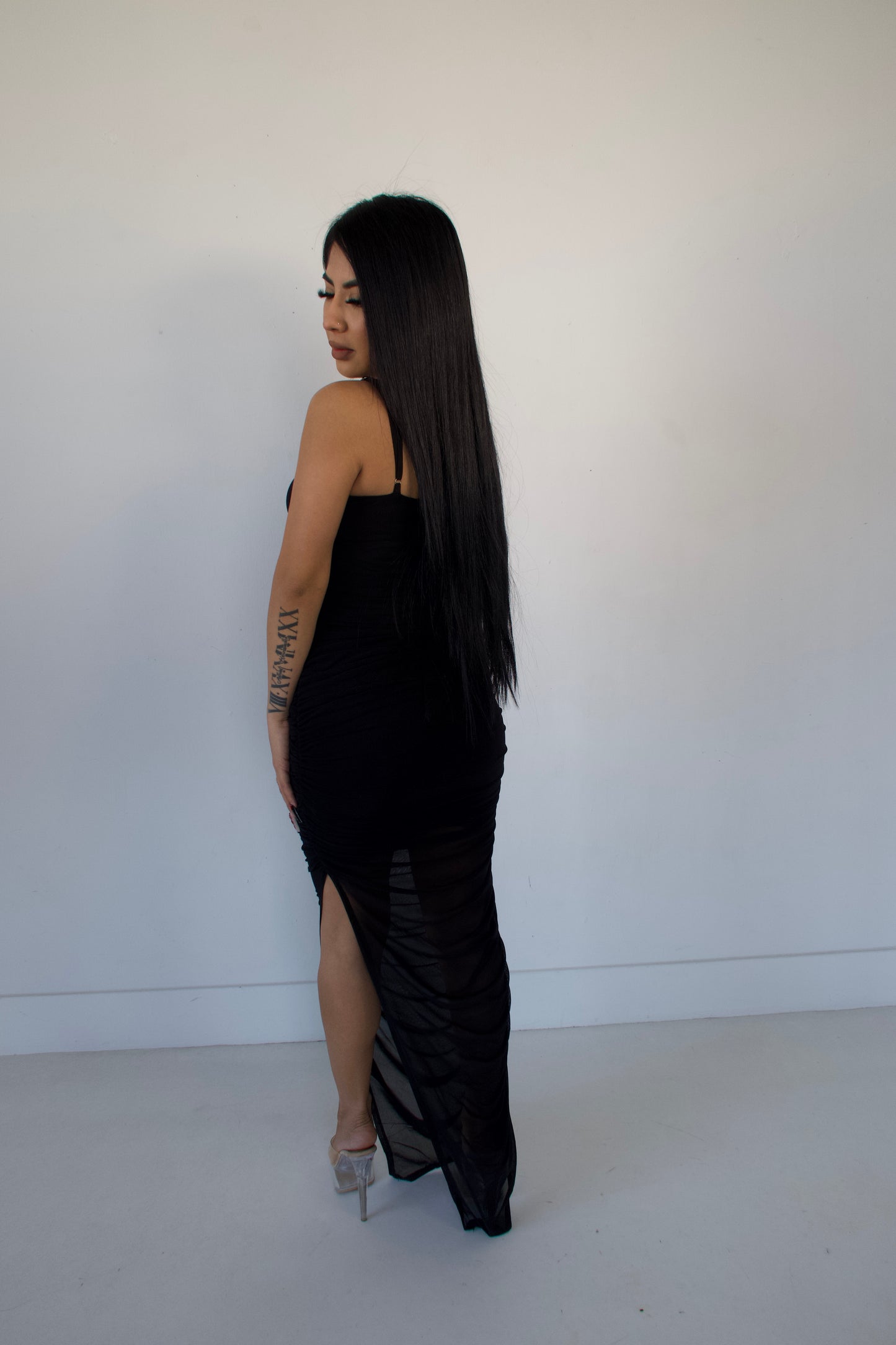 Black long dress